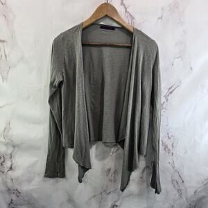 Velvet Graham Spencer Cardigan Womens Small Green Cover Up Wrap Drape Open Front